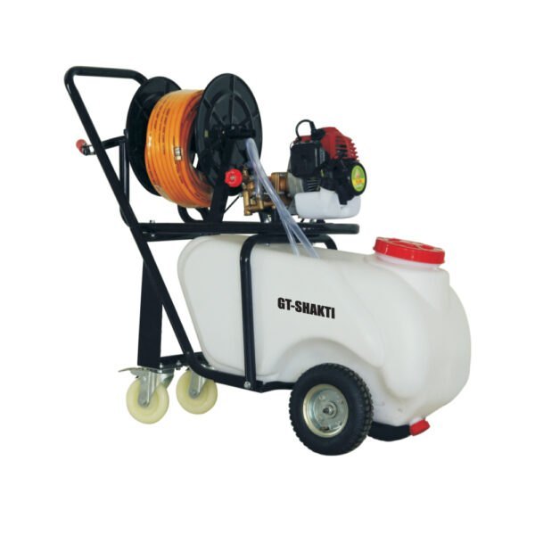 GT PORTABLE SPRAYERS/ PS 50T  2 STRK WHEEL TYPE 50MTR PIPE WITH GUN